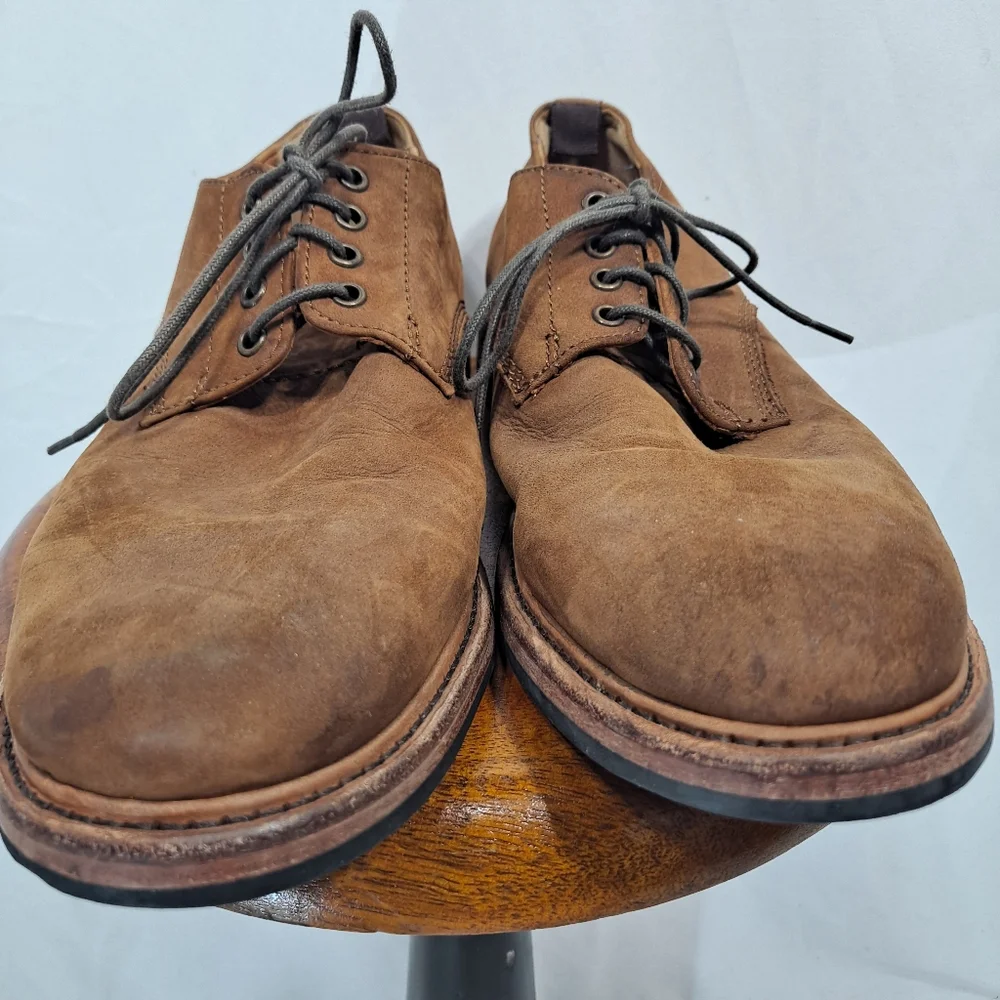 Frye Brown Leather Derby Shoes
